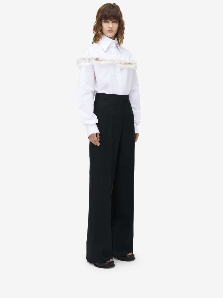 ALEXANDER MCQUEEN - Wide Leg Trousers - Item 830005QJADK1000
